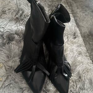 Officine creative dress boots fringe calf high shoes cowboy heels flats classic